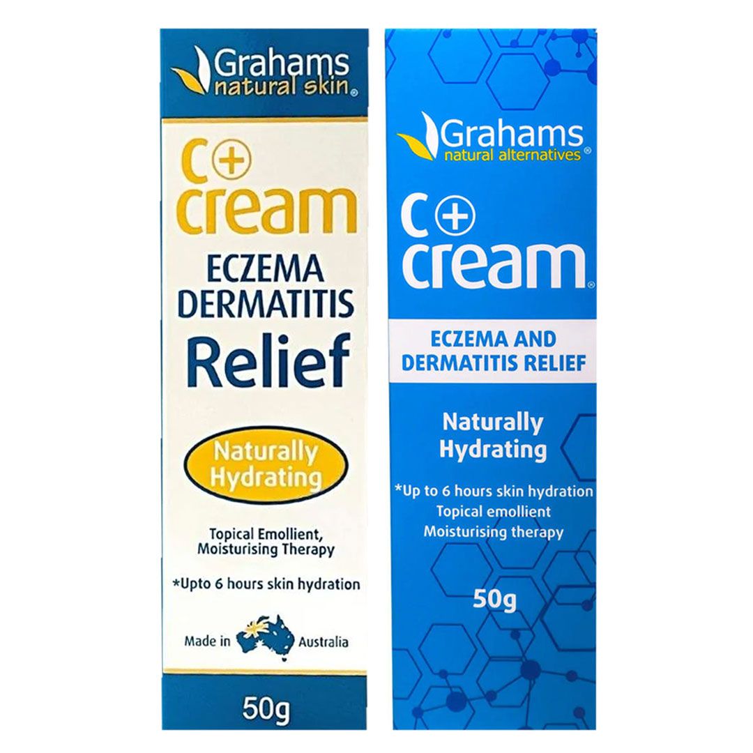 Grahams Natural - C+ Cream Eczema Dermatitis Relief 50g