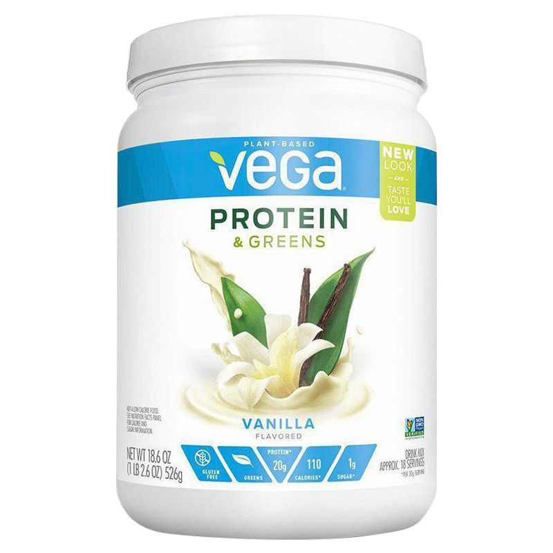 Vega Protein & Greens Drink Mix French Vanilla 527g