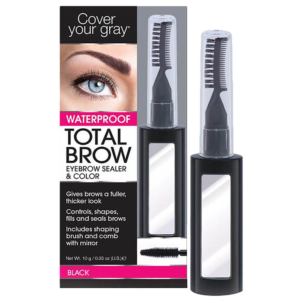 Cover Your Gray Total Brow Eyebrow Sealer - Black 10g