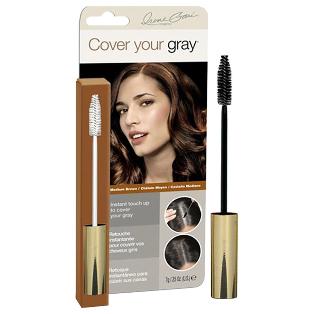 Cover Your Gray Touch Up Brush-In Wand Medium Brown 7g