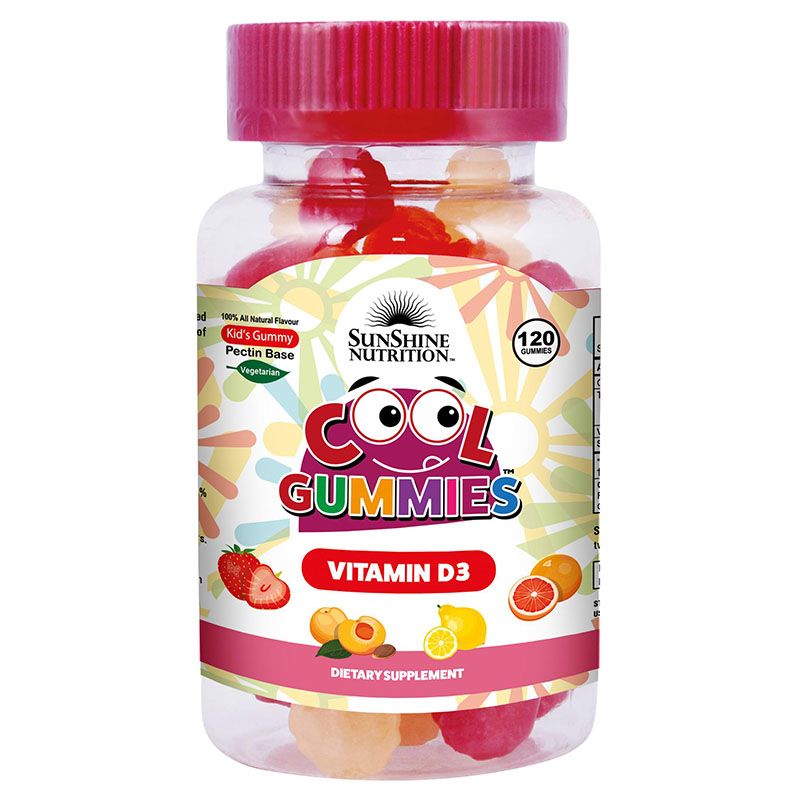 Sunshine Nutrition Cool Gummies Vitamin D3 120's