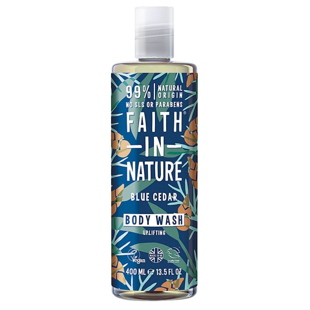 Faith In Nature Body Wash - Blue Cedar 400ml