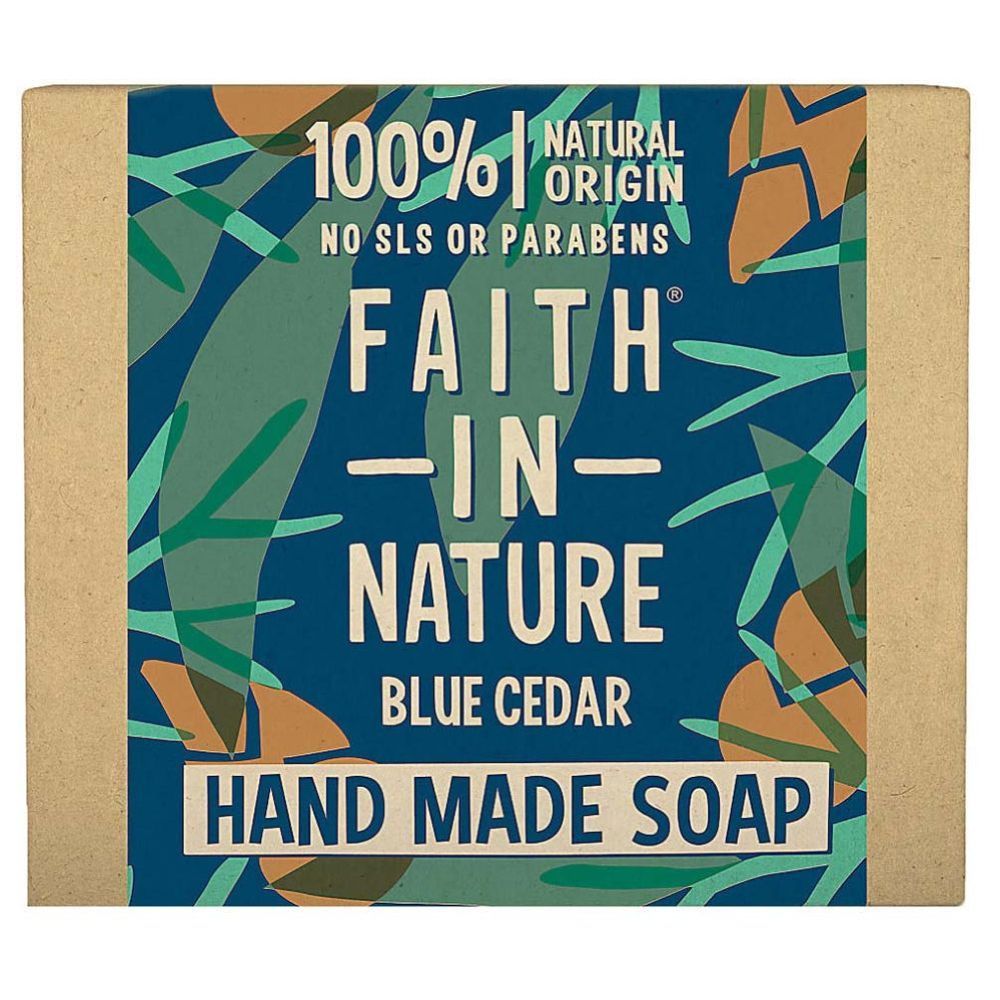 Faith In Nature Soap - Blue Cedar 100gm