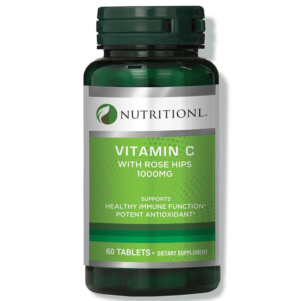 Nutritionl - Vitamin C With Rose Hips 1000mg 60 Capsules