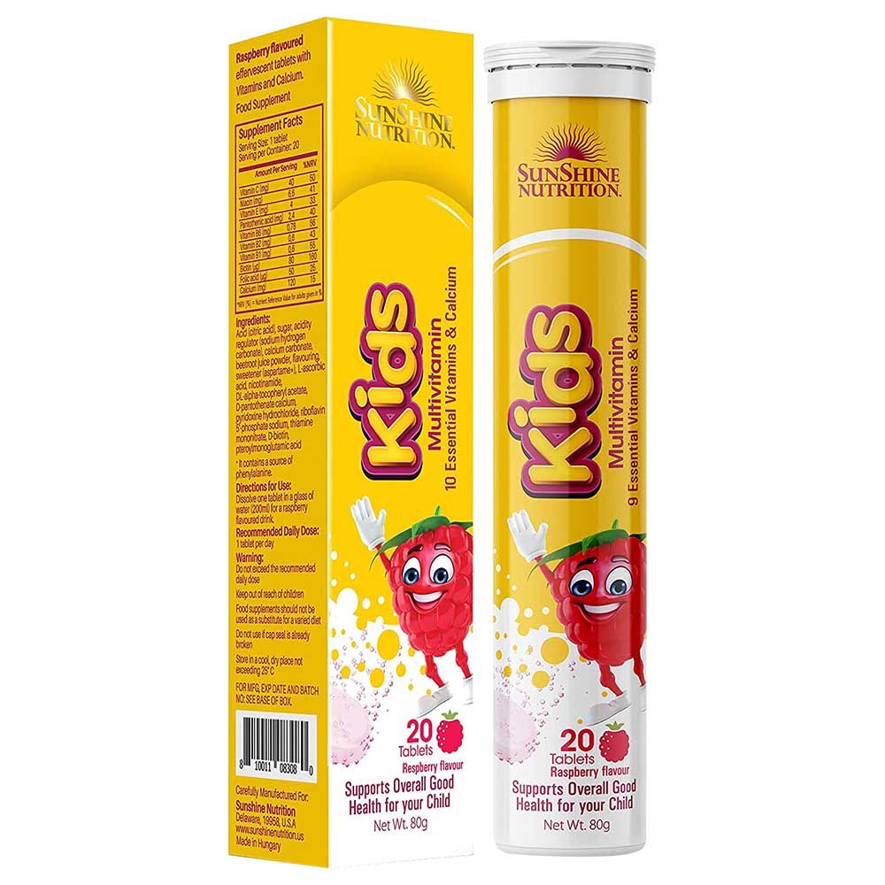 Sunshine Nutrition - Kids Multivitamins Effervescent 20's