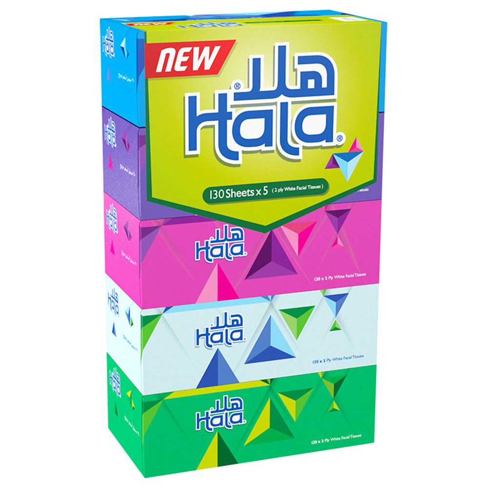 Hala - Facial Tissue - 130 Sheets