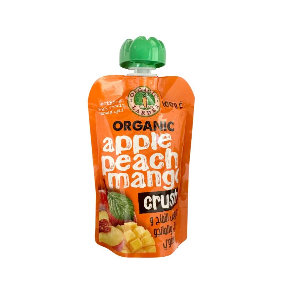 Organic Larder - Organic Apple Peach Mango Crush - 100g