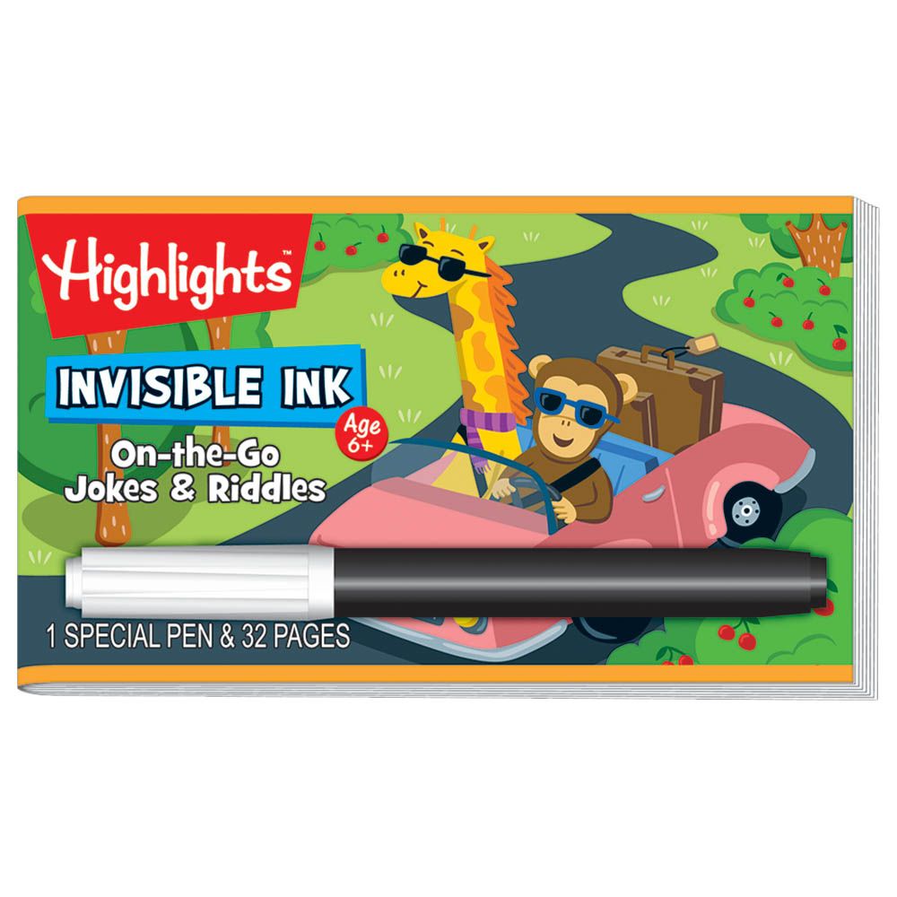 Highlights- Invisible Ink Magic Pen Book - Jokes & Riddles