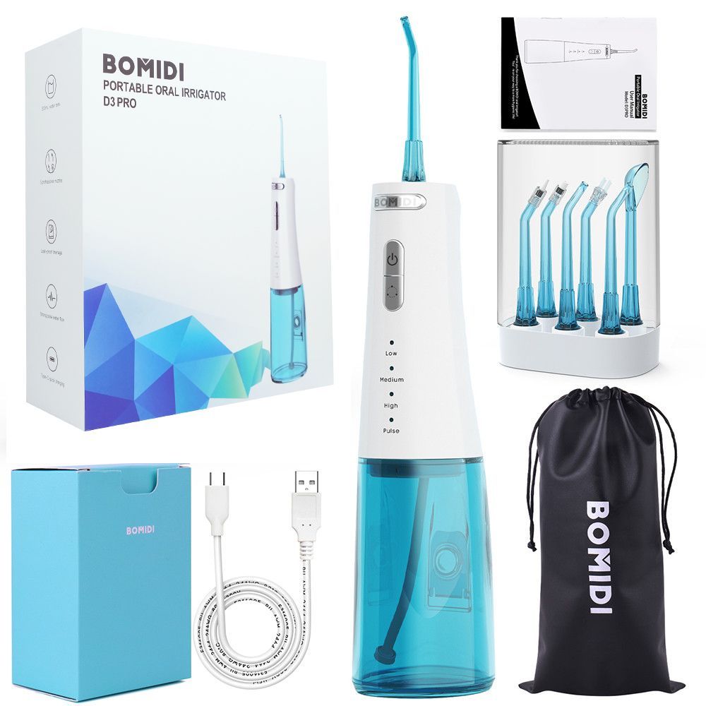 Bomidi - D3PRO Portable Dental/Oral Irrigator & Cleaner Set