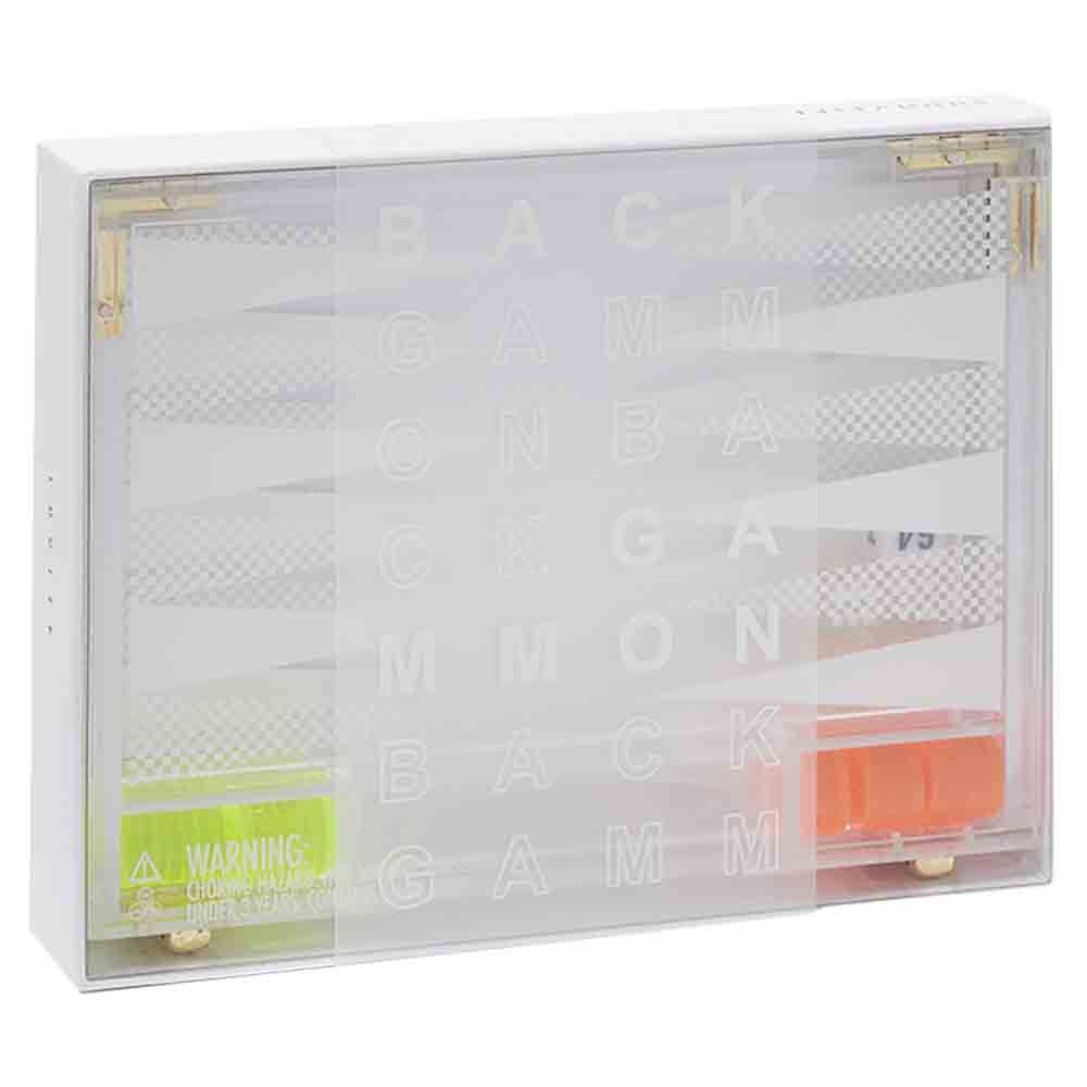 SunnyLife - Mini Lucite Backgammon - Neon