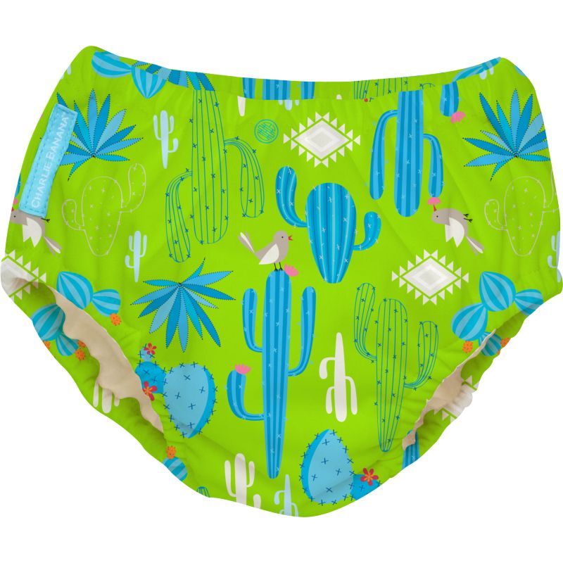 Charlie Banana - 2-in-1 Swim Diaper Pants - Cactus Verde