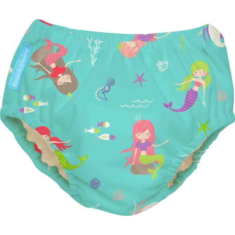 Charlie Banana - 2-in-1 Swim Diaper Pants - Mermaid Jade