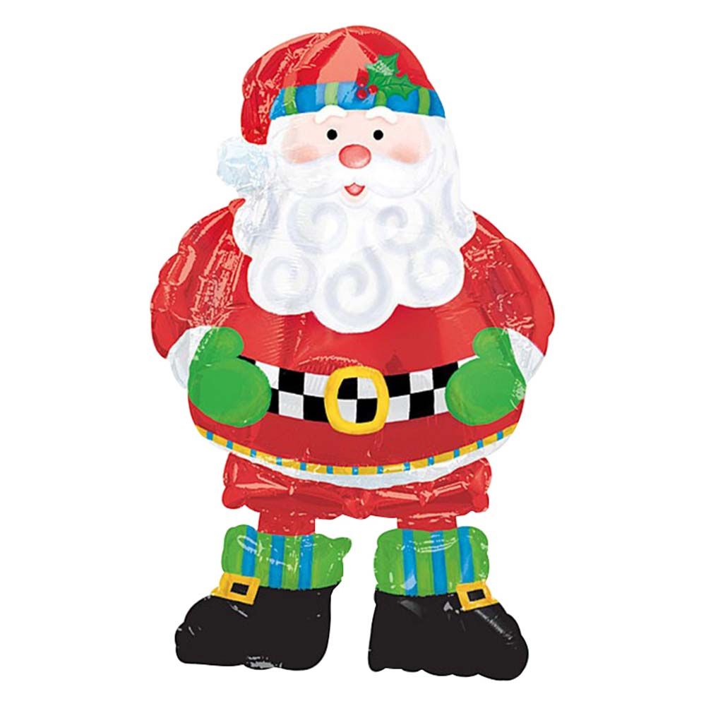 Whimsical Santa Airwalker Balloon 37"