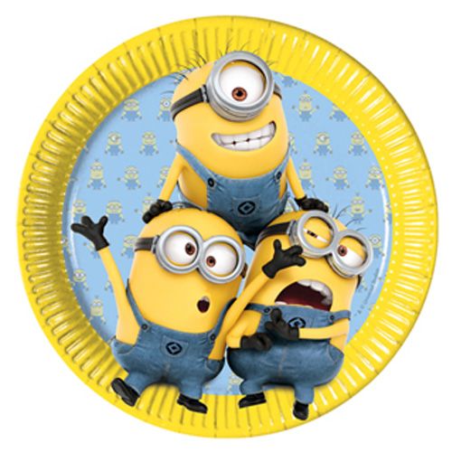 Lovely Minions Paper Plates 9" 8pcs