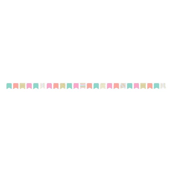 Amscan - Pastel Mini Pennant Banner 12ft