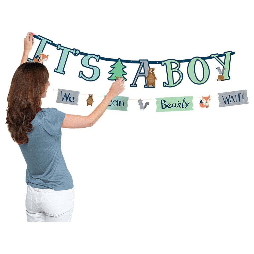 Amscan - Bearly Wait Boy Jumbo Letter Banner