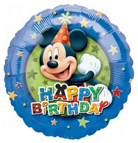 Mickey Birthday Stars 18"