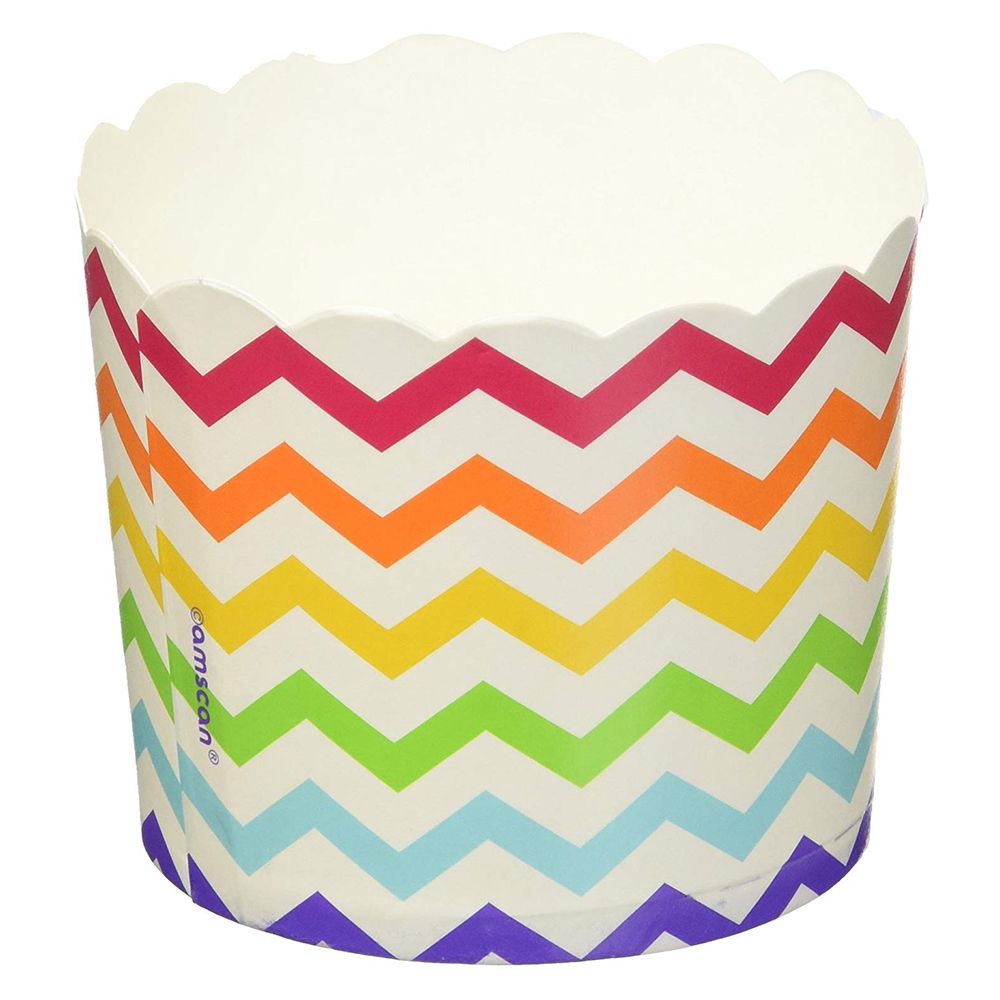 Amscan - Paper Snack Cups Large 24pcs - Rainbow