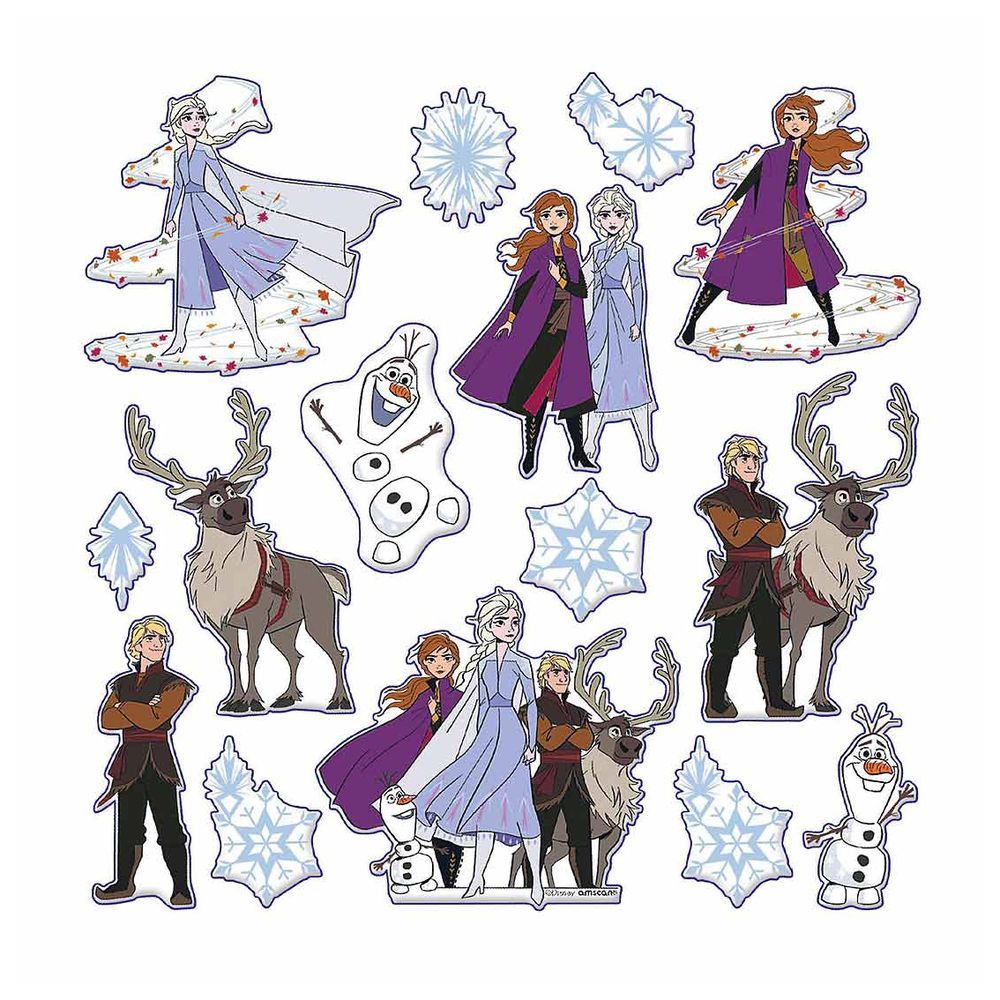 Frozen II Puffy Stickers