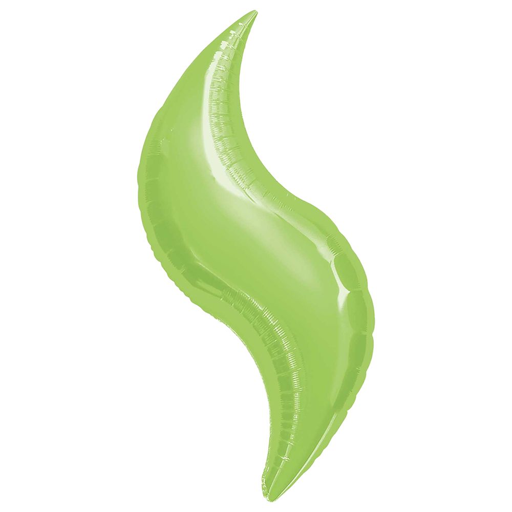 Party Centre - 36-inch Curve Super Shape Balloon - Lime