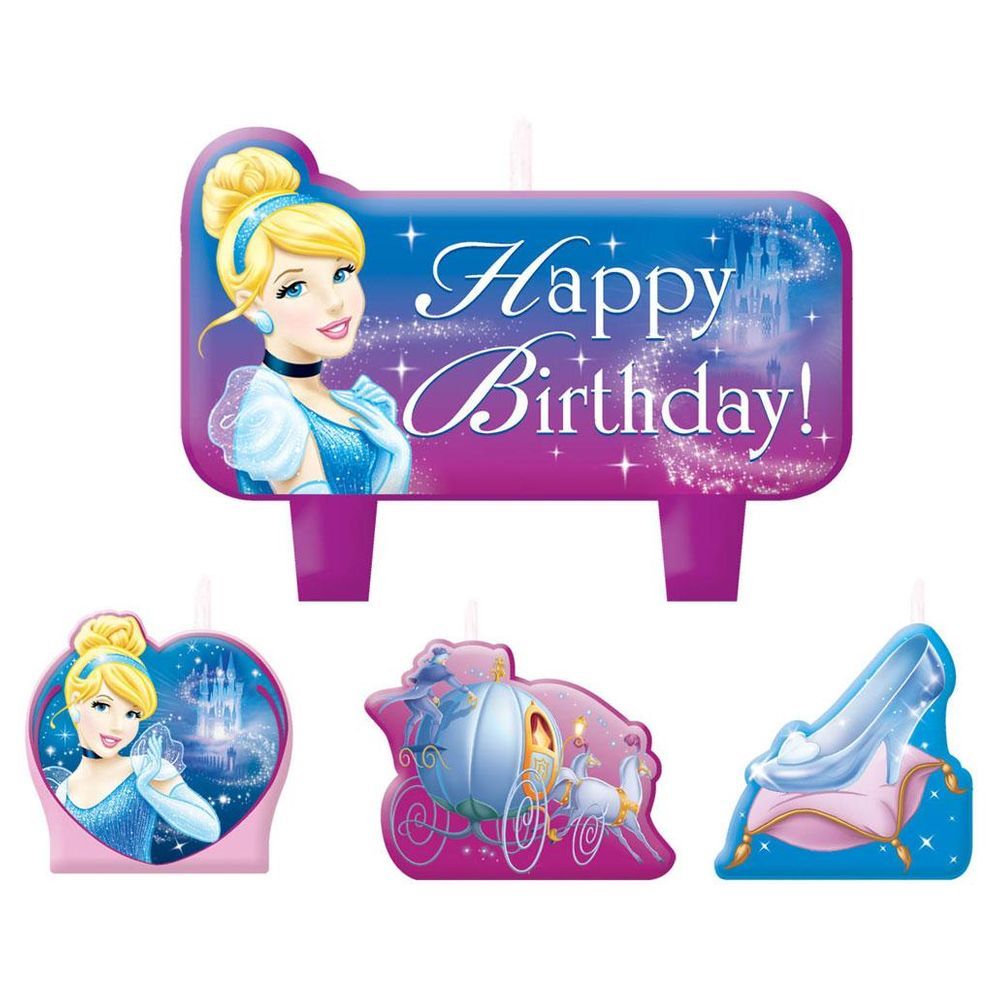 Cinderella Candle Birthday Set