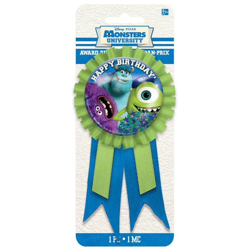 Monsters University Confetti Pouch Award Ribbon