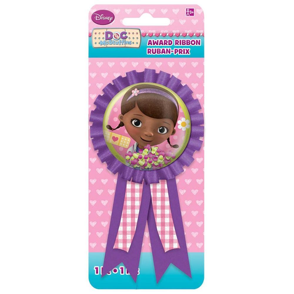 Disney Doc McStuffins Confetti Award Ribbon