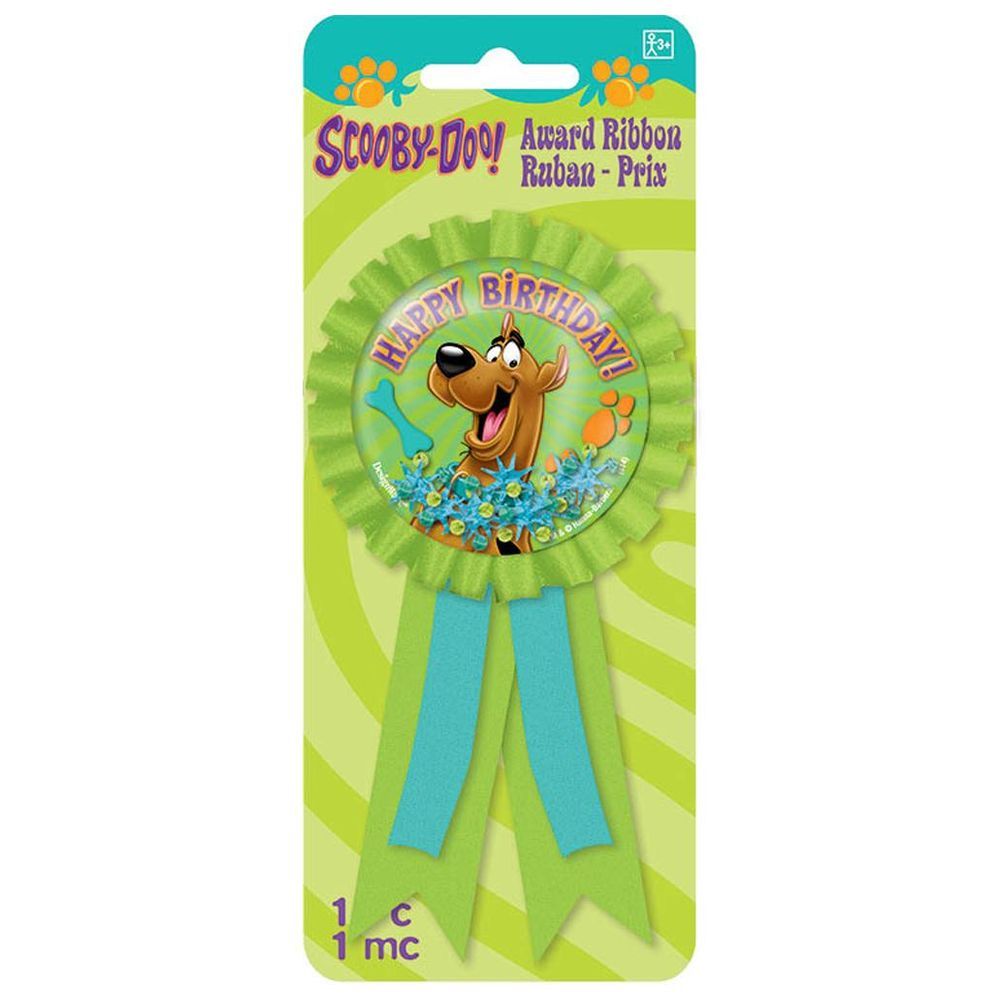 Scooby-Doo Confetti Pouch Award Ribbon