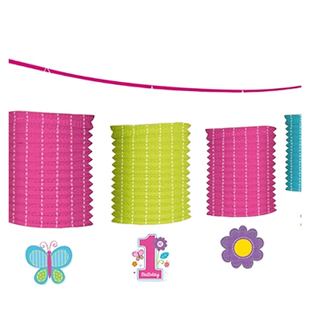 Sweet Birthday Girl Paper Lantern Garland