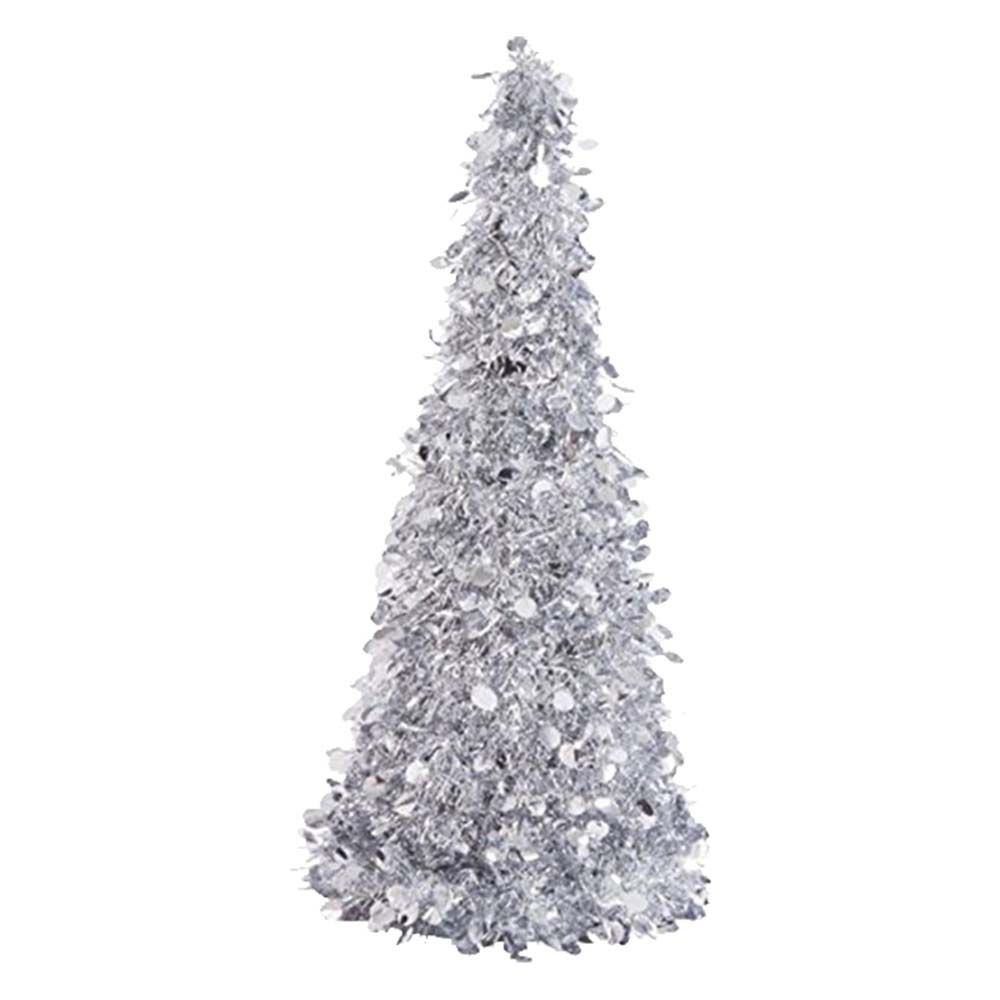 Tree Large Tinsel 18" - Silver