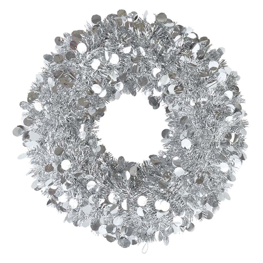 Jumbo Wreath 17" - Silver