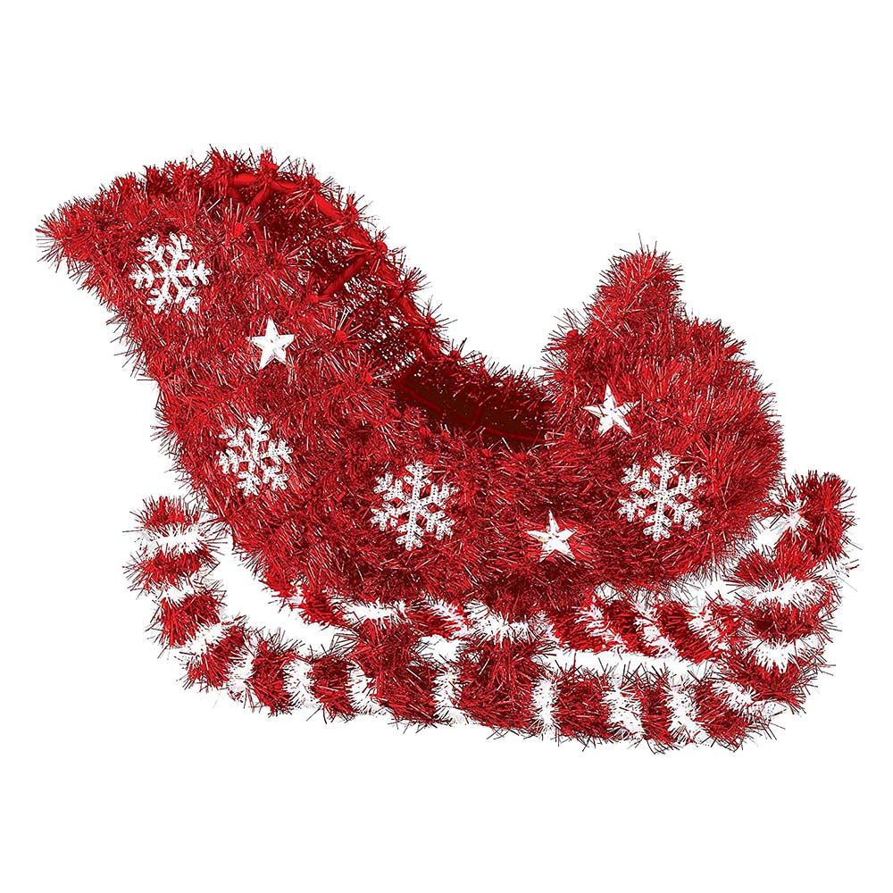 3D Tinsel Sleigh