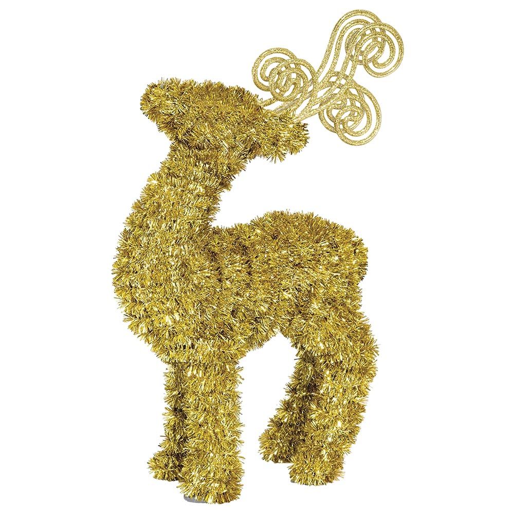 Amscan - Deer 3D Tinsel - Gold