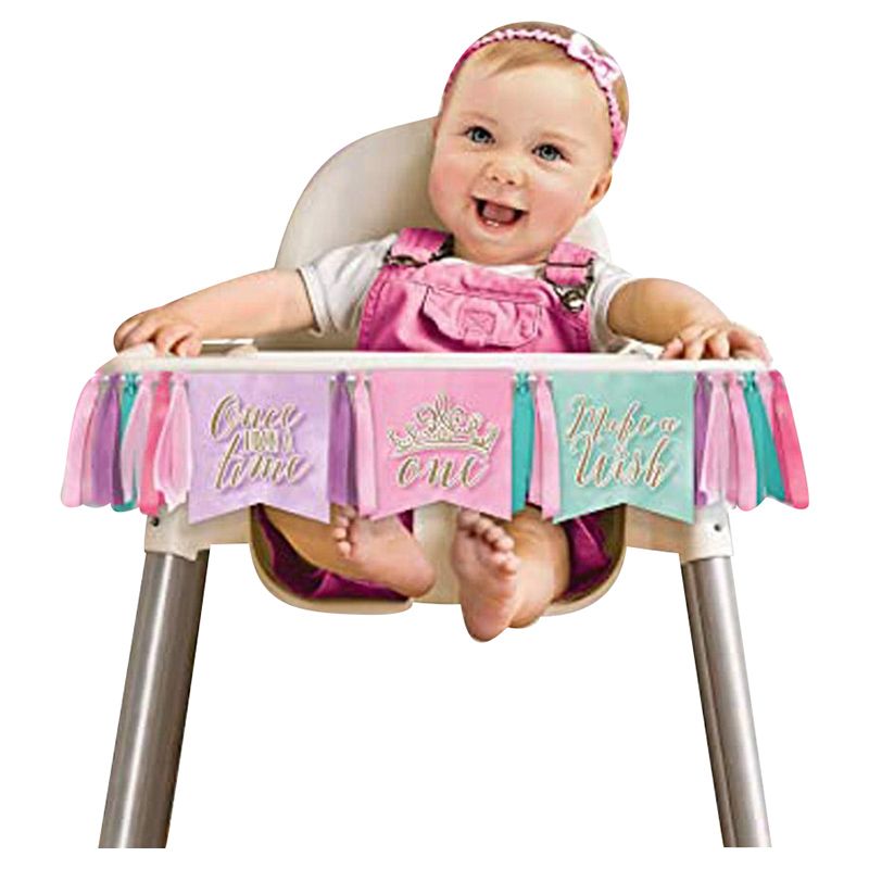 Once Upon A Time Pennant Banner High Chair