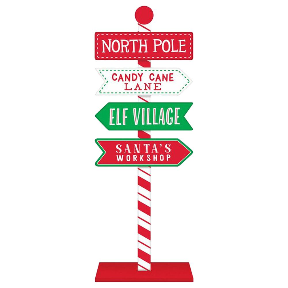 Amscan - Christmas Directional Standing Sign