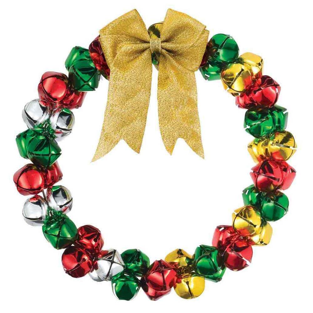 Amscan - Jungle Bell Wreath Metal & Fabric