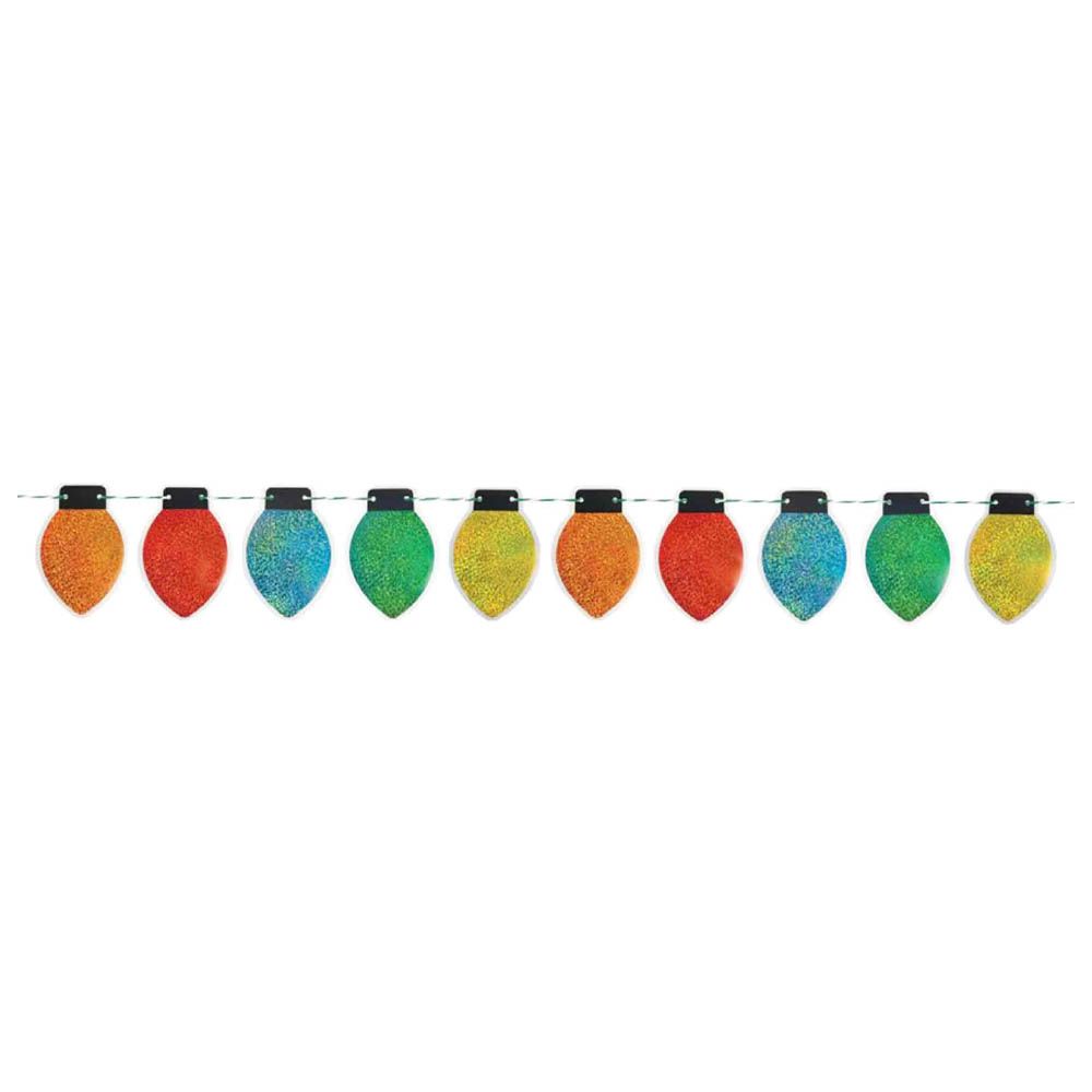 Amscan - Prismatic Bulb Garland Paper