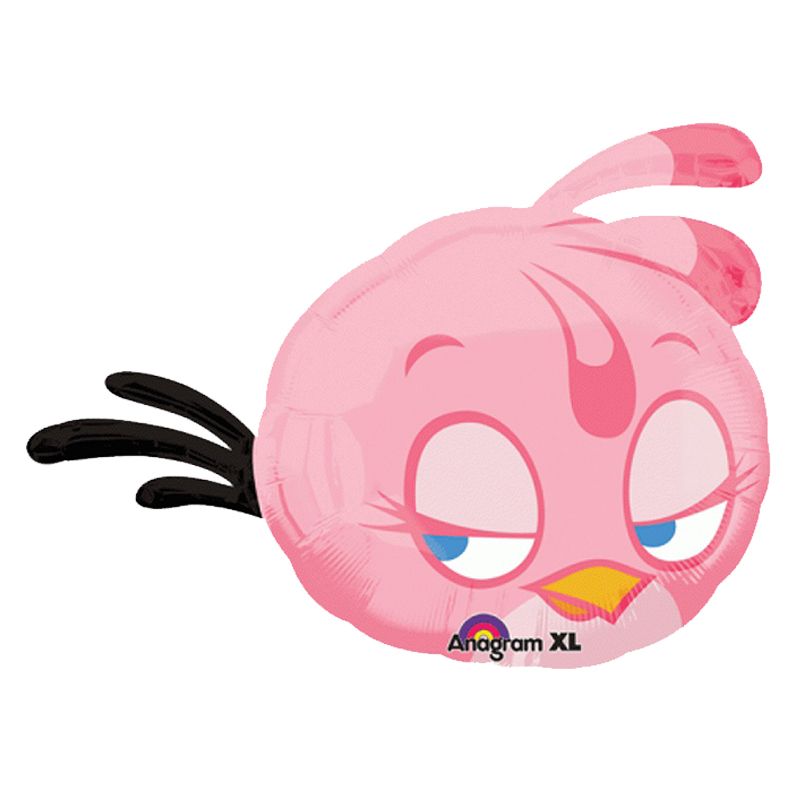 Amscan - Angry Birds Foil Balloon 27 x 21" - Pink