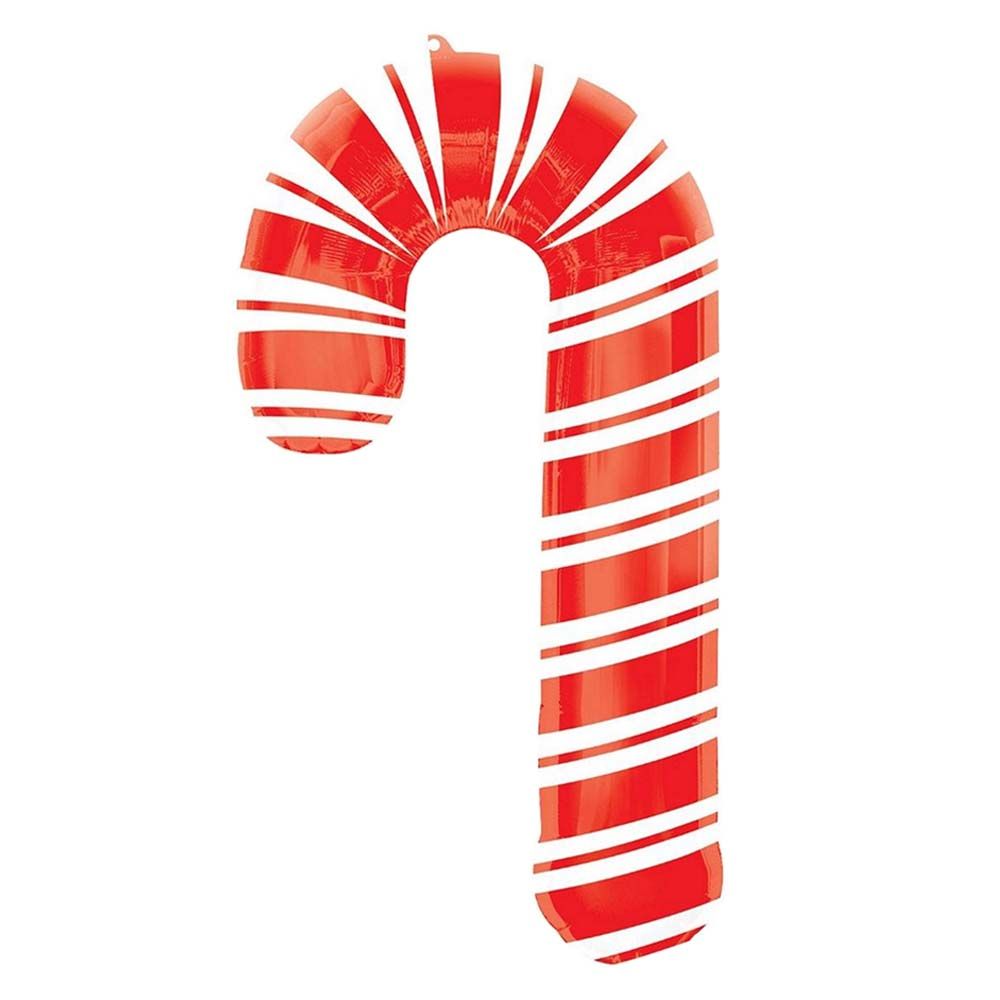 Holiday Candy Cane SuperShape Foil Balloon