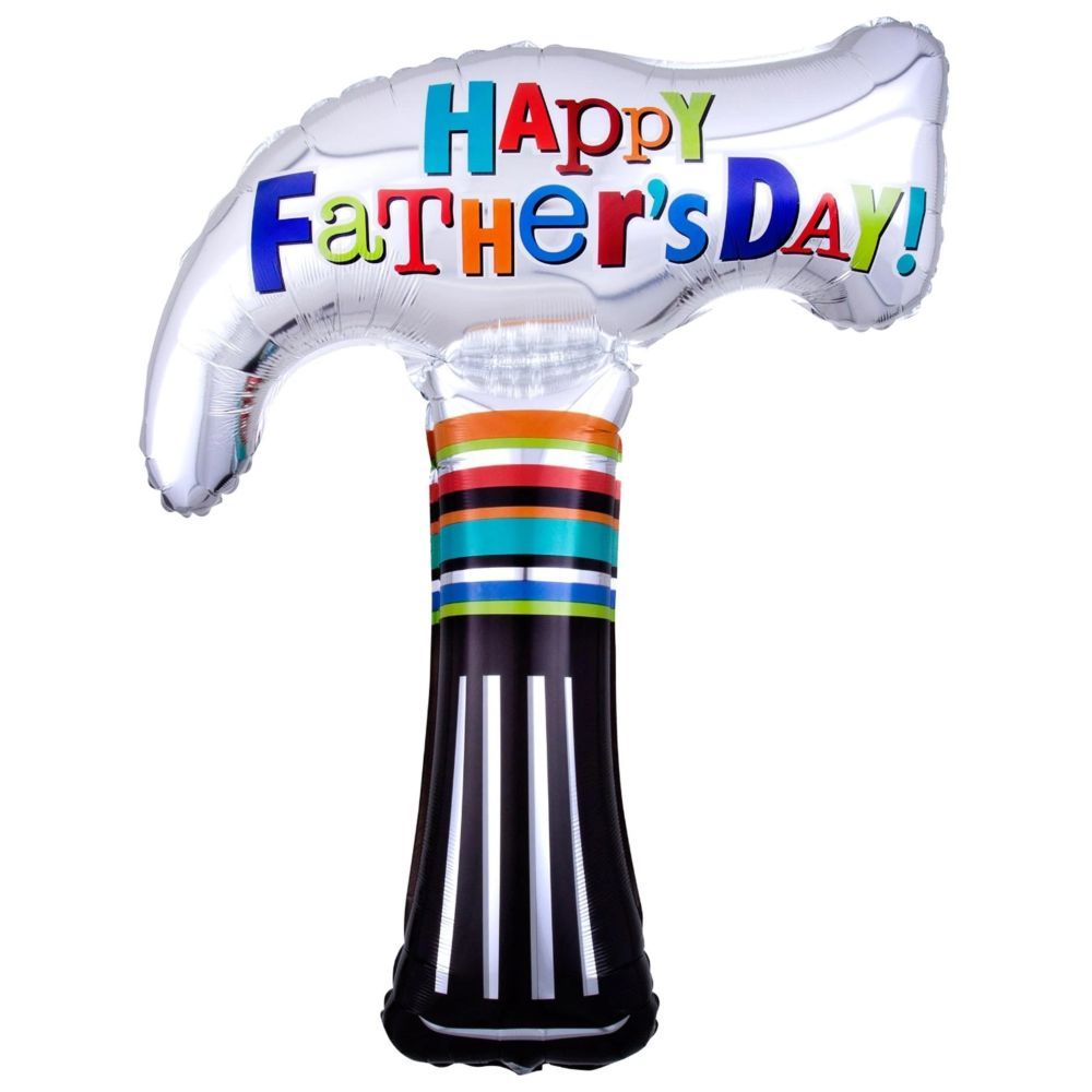 Party Centre - Happy Father's Day Hammer Super Shape 71 x 88cm