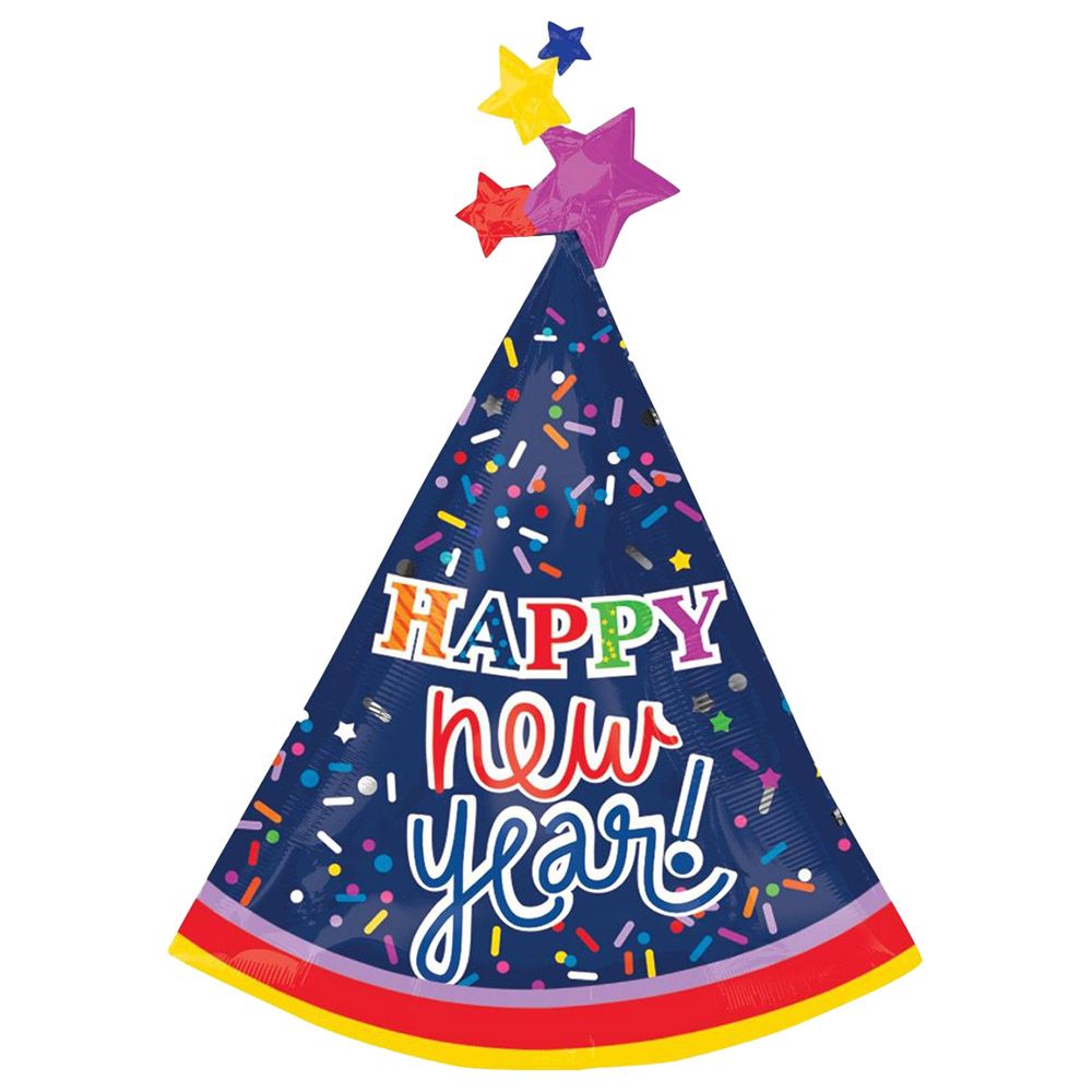 Anagram - Happy New Year Party Hat Super Shape Balloon