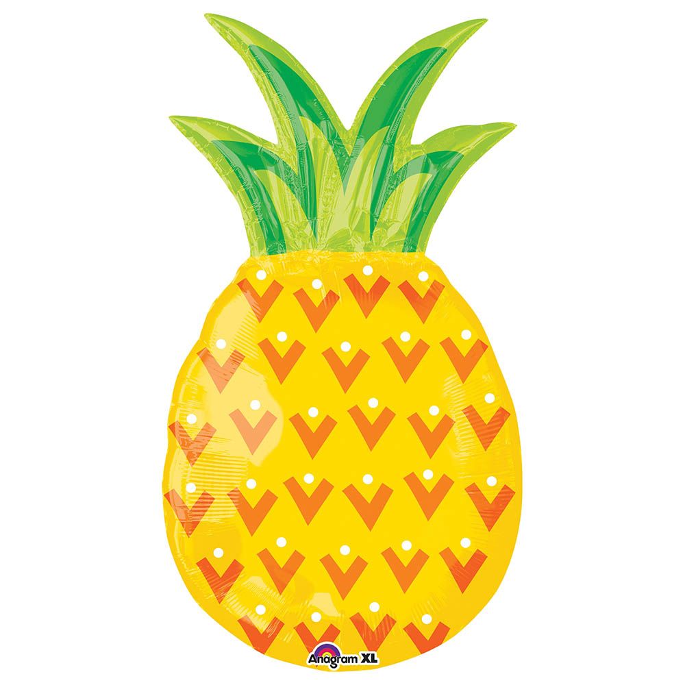 Supershape Pineapple Foil Balloon - Yellow