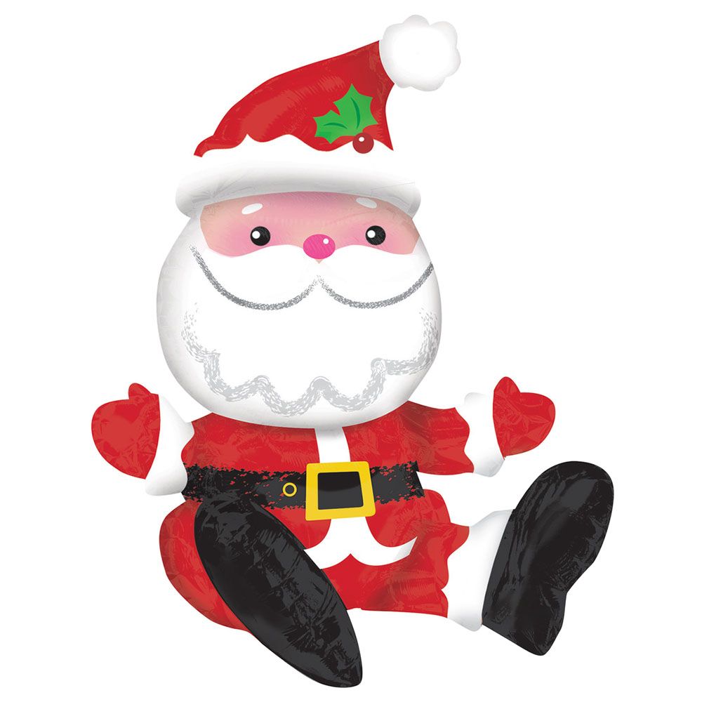 Sitting Santa Multi Balloon