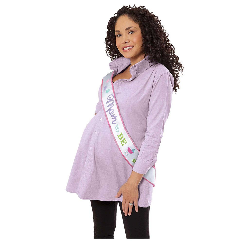 Amscan - Mom To Be Fabric Sash 65