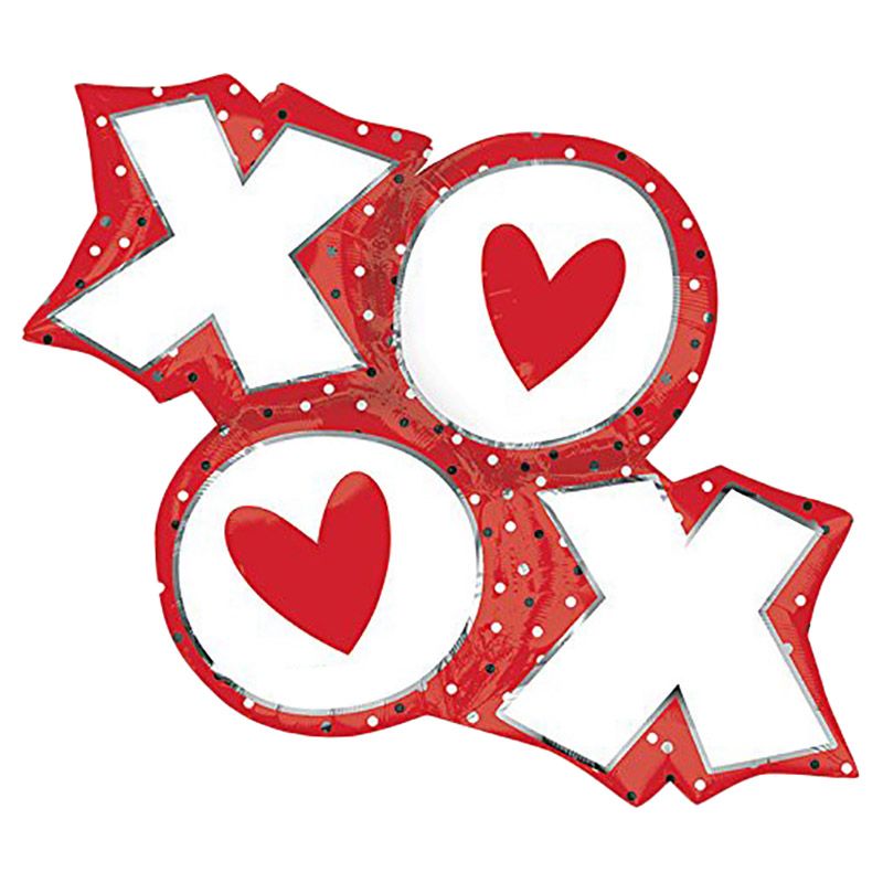 Xo Dots Supershape Foil Balloon