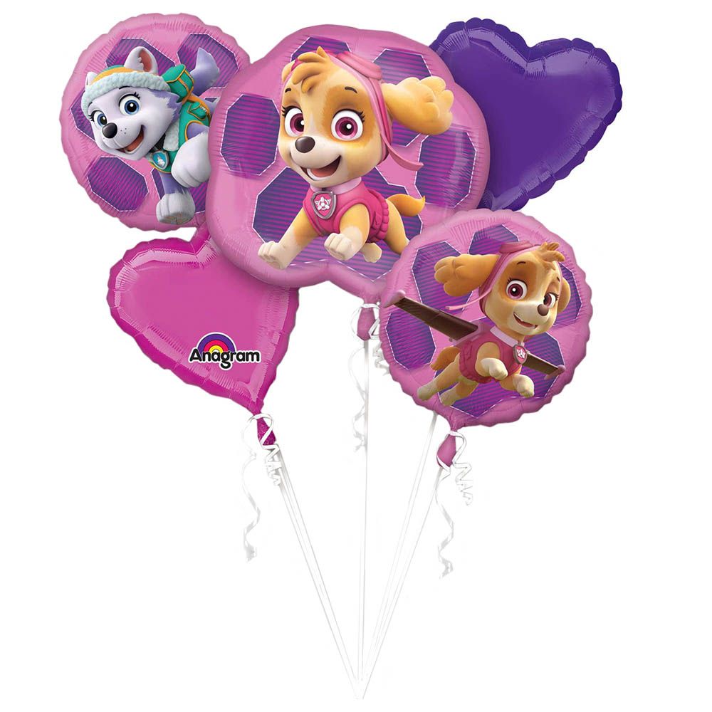 Anagram - P75 Paw Patrol Skye & Everest Balloon Bouquet