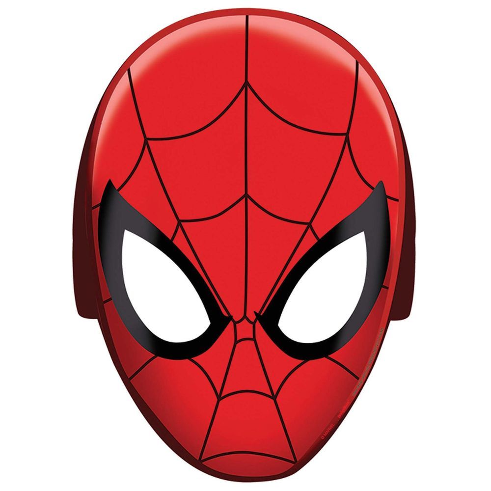 Spider-Man Webbed Paper Masks 8pcs