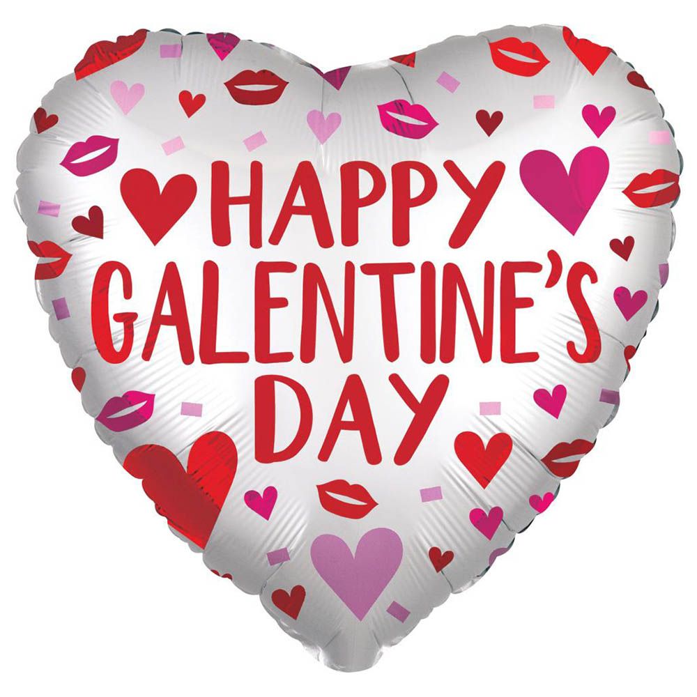 Valentines Infused Galentine's Day Foil Balloon 45cm