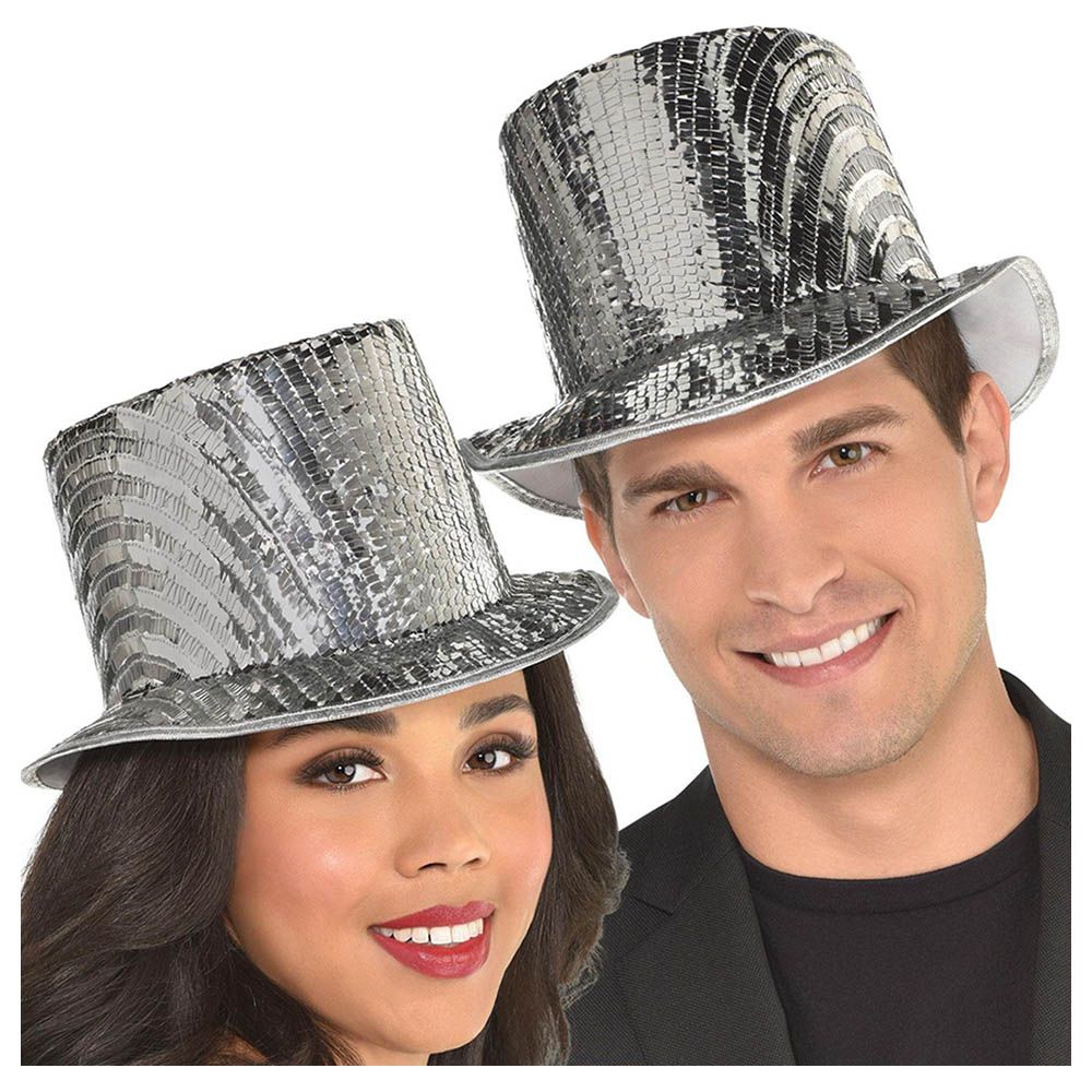 Party Centre - Disco Ball Drop Top Hat - 1Pc