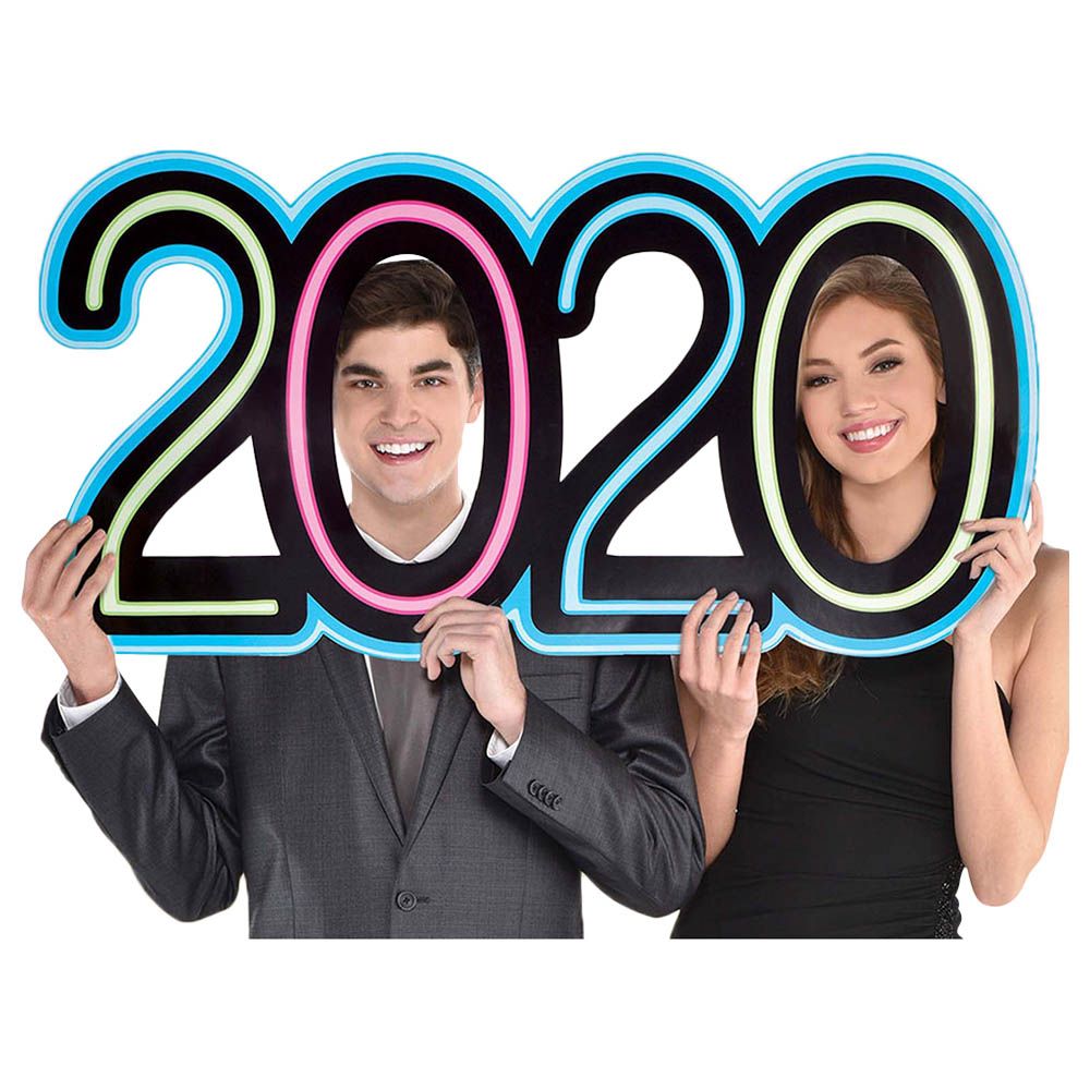 Amscan - 2020 Giant Neon Paper Photo Prop